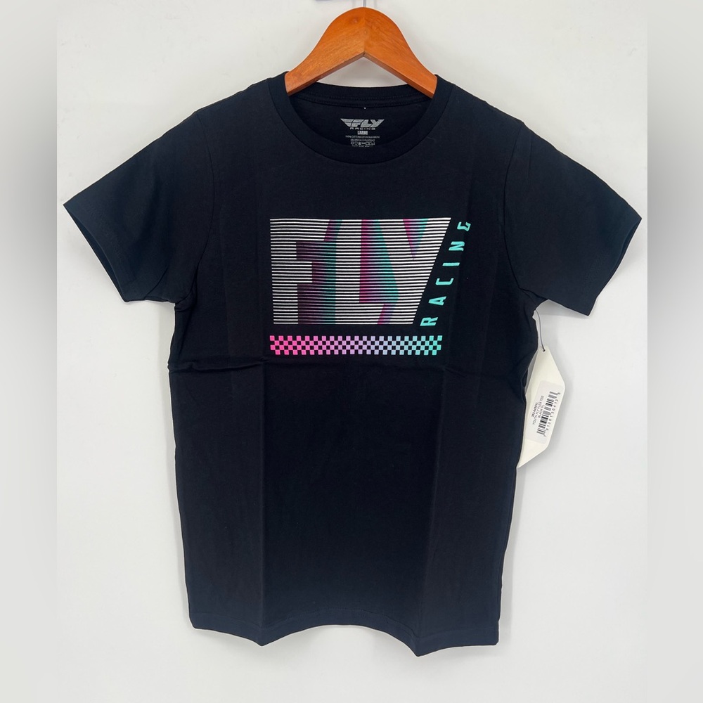 FLY‎ RACING FLEX YOUTH BOYS SHORT-SLEEVE SHIRTS SZ L